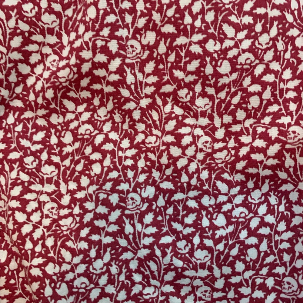 Banana Republic Flower & Skull Print Shirt